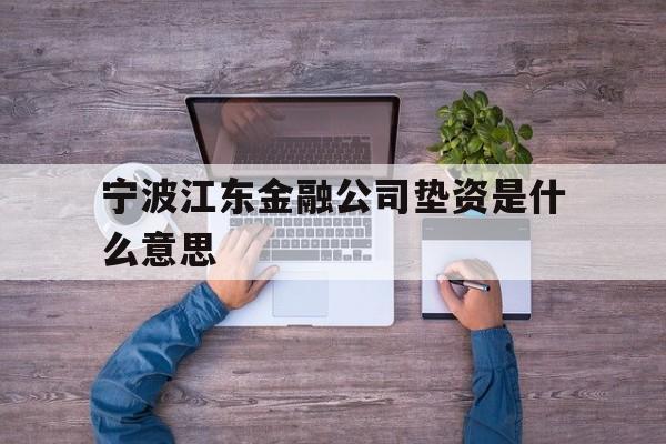 宁波江东金融公司垫资是什么意思